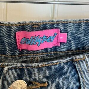 Edikted wide leg jeans size small barely worn